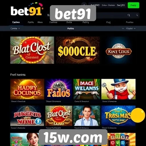 Oferta de jogos de cassino no bet91 e suas variações