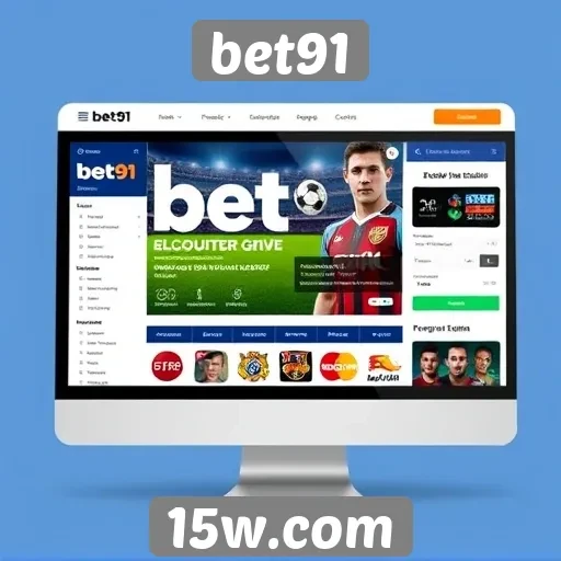 Usabilidade e design da interface do site bet91